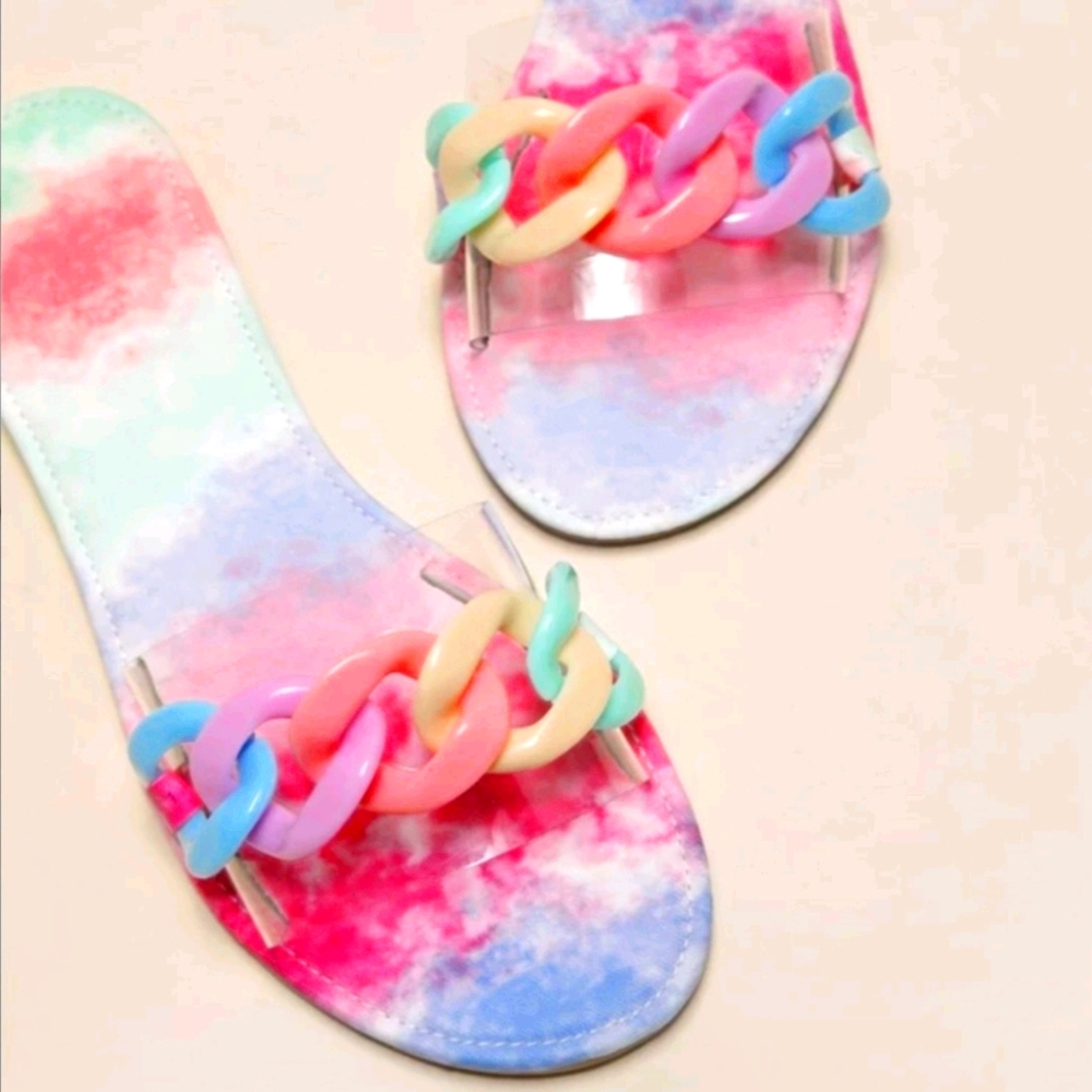 Rainbow Sandals!!! 🦄🦄